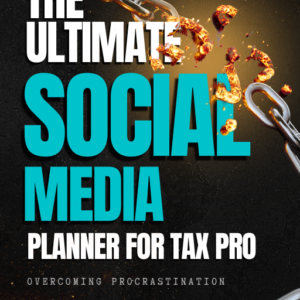 The Ultimate Social Media Planner for Tax Professionals. Easy as 123